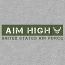 Boy's United States Air Force Aim High Green Logo T-Shirt