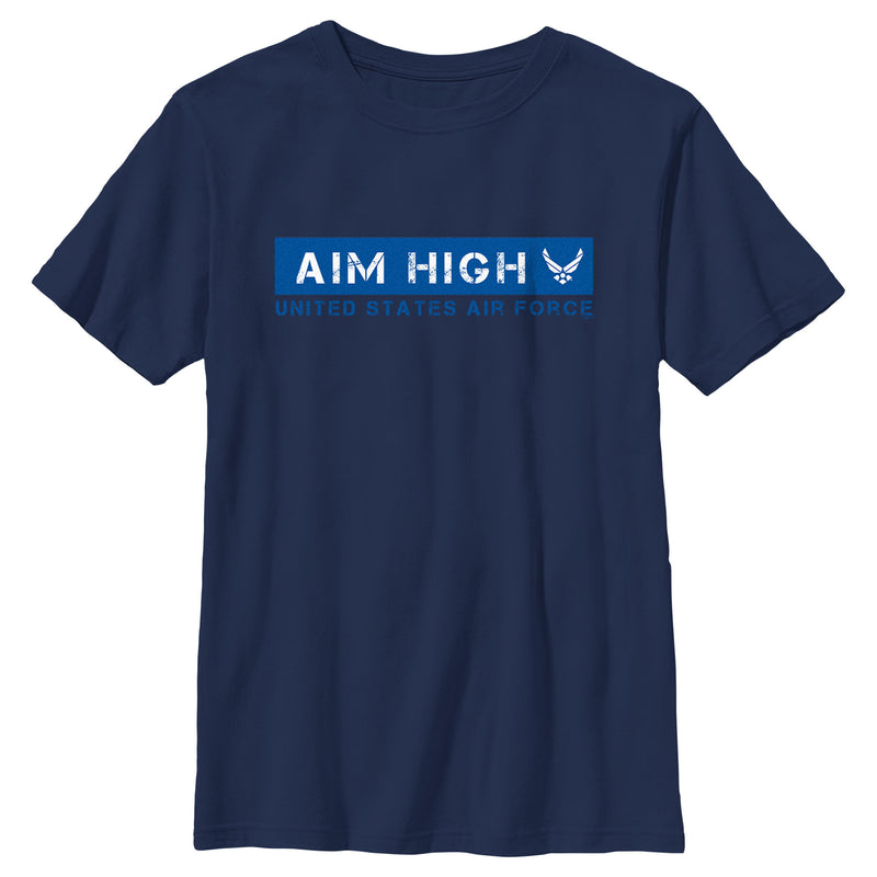 Boy's United States Air Force Aim High Logo T-Shirt