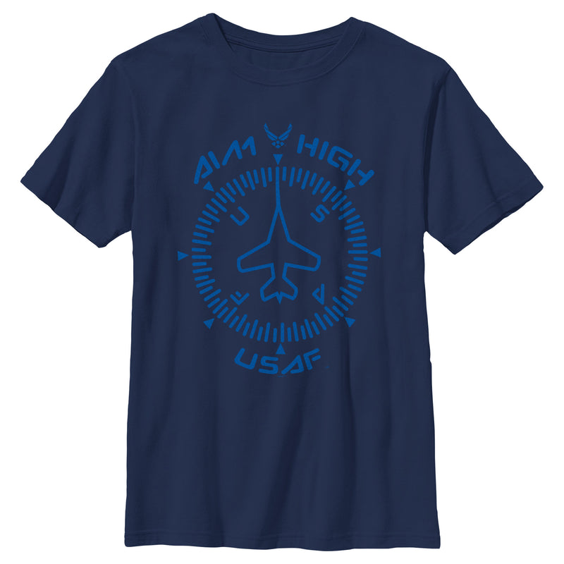 Boy's United States Air Force Aim High Radar T-Shirt