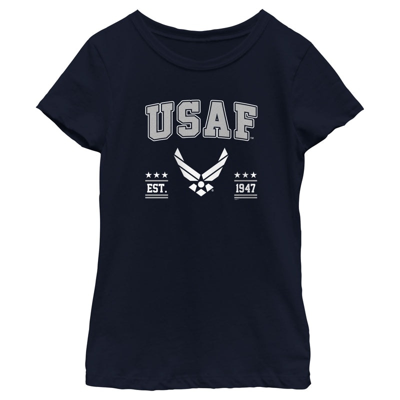 Girl's United States Air Force Est. 1947 Logo T-Shirt