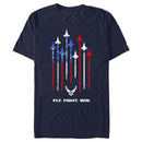 Men's United States Air Force Fly Fight Win American Flag T-Shirt