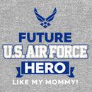 Toddler's United States Air Force Future Mommy Hero T-Shirt