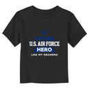 Toddler's United States Air Force Future Grandpa Hero T-Shirt