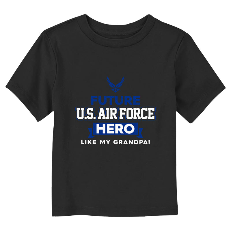 Toddler's United States Air Force Future Grandpa Hero T-Shirt