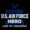 Toddler's United States Air Force Future Grandpa Hero T-Shirt