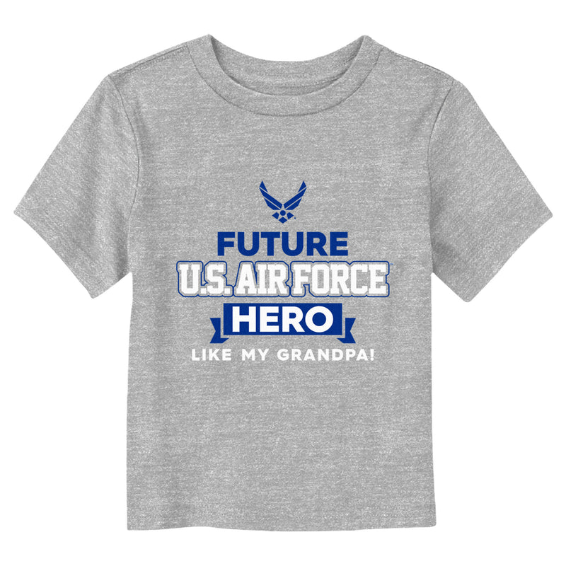 Toddler's United States Air Force Future Grandpa Hero T-Shirt