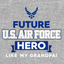 Toddler's United States Air Force Future Grandpa Hero T-Shirt