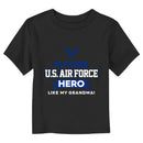 Toddler's United States Air Force Future Grandma Hero T-Shirt