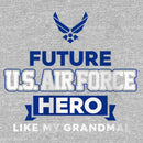 Girl's United States Air Force Future Grandma Hero T-Shirt