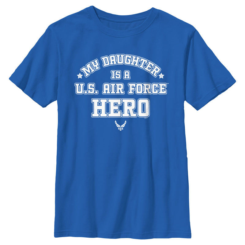 Boy's United States Air Force My Daughter Is a Hero T-Shirt