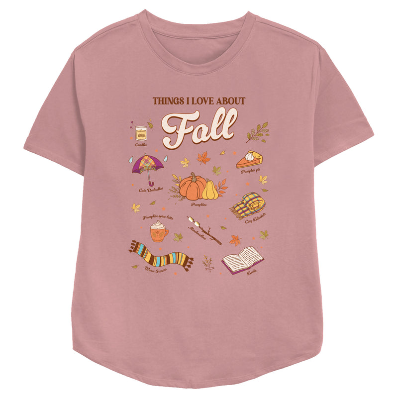 Women's Lost Gods Things I Love About Fall T-Shirt