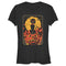 Junior's Lost Gods Halloween Retro Cat Scene T-Shirt