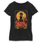 Girl's Lost Gods Halloween Retro Cat Scene T-Shirt