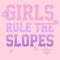 Junior's Lost Gods Girls Rule the Slopes T-Shirt