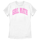 Women's Lost Gods Girl Math Pink Collegiate T-Shirt