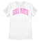 Women's Lost Gods Girl Math Pink Collegiate T-Shirt