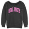 Junior's Lost Gods Girl Math Pink Collegiate Sweatshirt