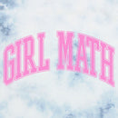 Junior's Lost Gods Girl Math Pink Collegiate T-Shirt