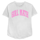 Women's Lost Gods Girl Math Pink Collegiate T-Shirt