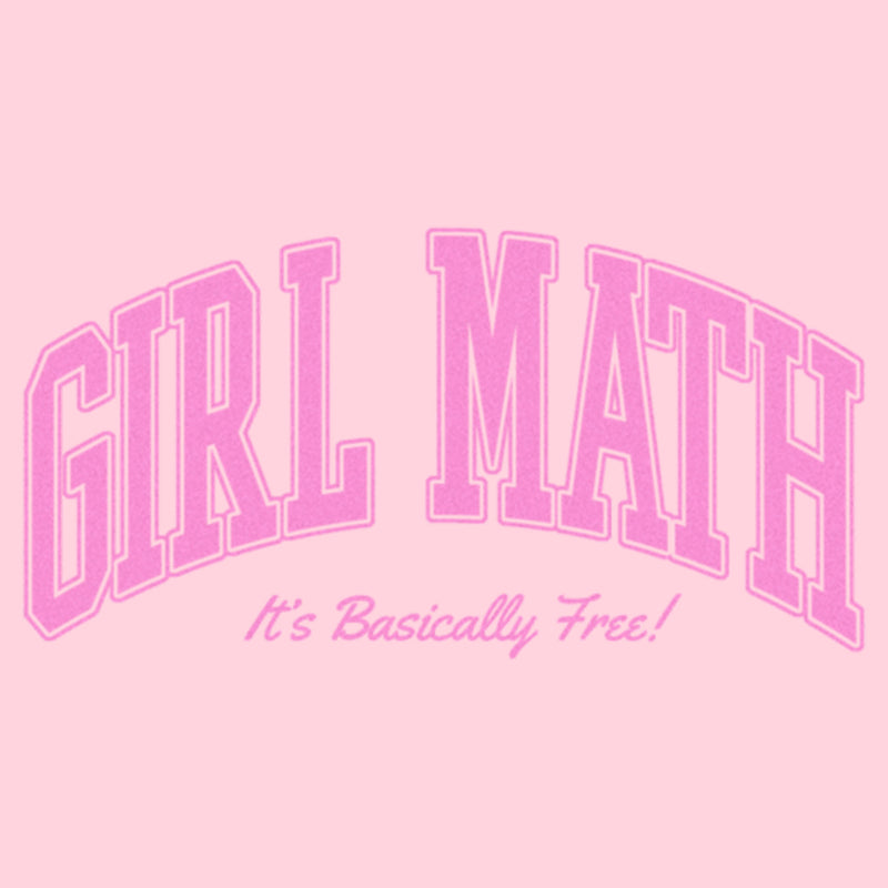 Junior's Lost Gods Girl Math It's Basically Free T-Shirt