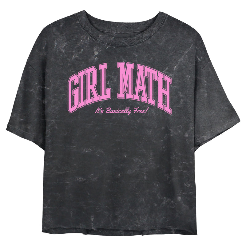 Junior's Lost Gods Girl Math It's Basically Free T-Shirt