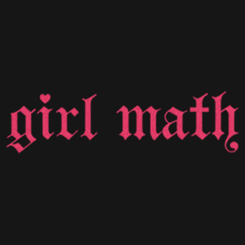 Women's Lost Gods Girl Math Old English T-Shirt