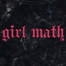 Junior's Lost Gods Girl Math Old English T-Shirt