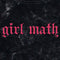 Junior's Lost Gods Girl Math Old English T-Shirt