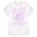 Women's Lost Gods Girl Math University T-Shirt