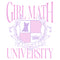 Women's Lost Gods Girl Math University T-Shirt