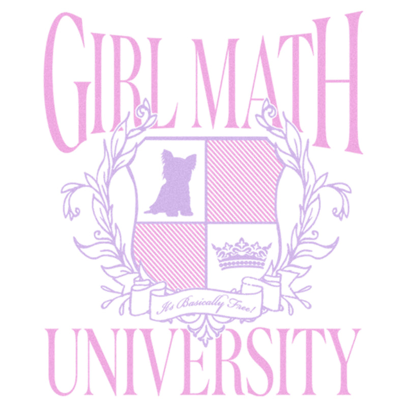 Women's Lost Gods Girl Math University T-Shirt