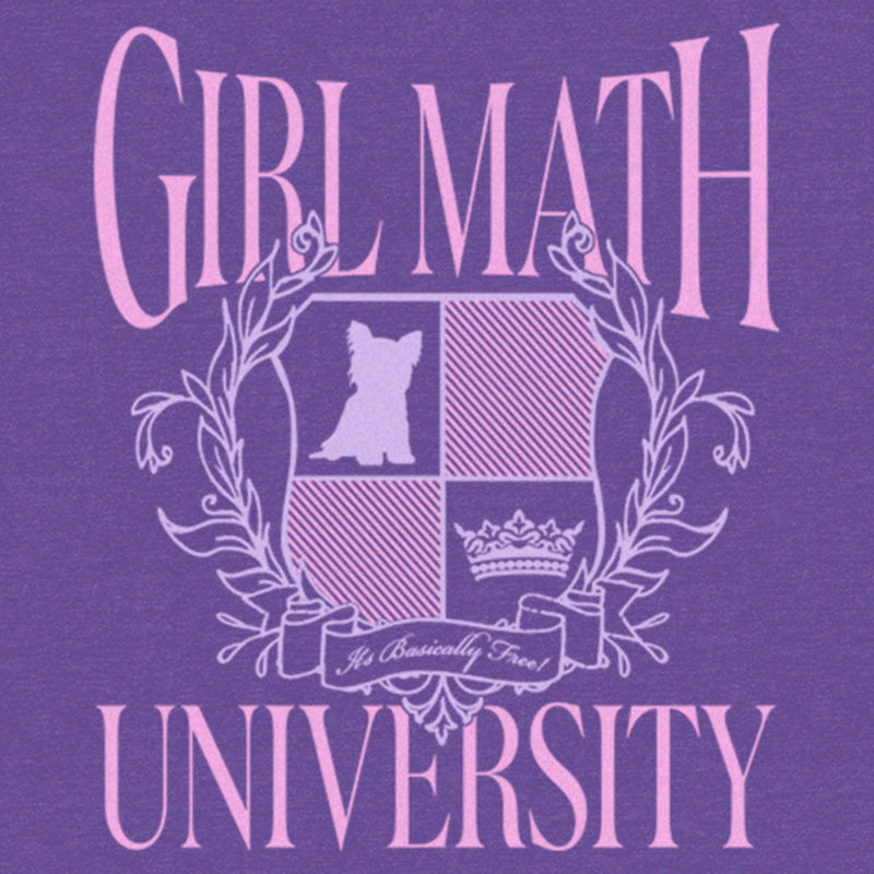 Women's Lost Gods Girl Math University Racerback Tank Top