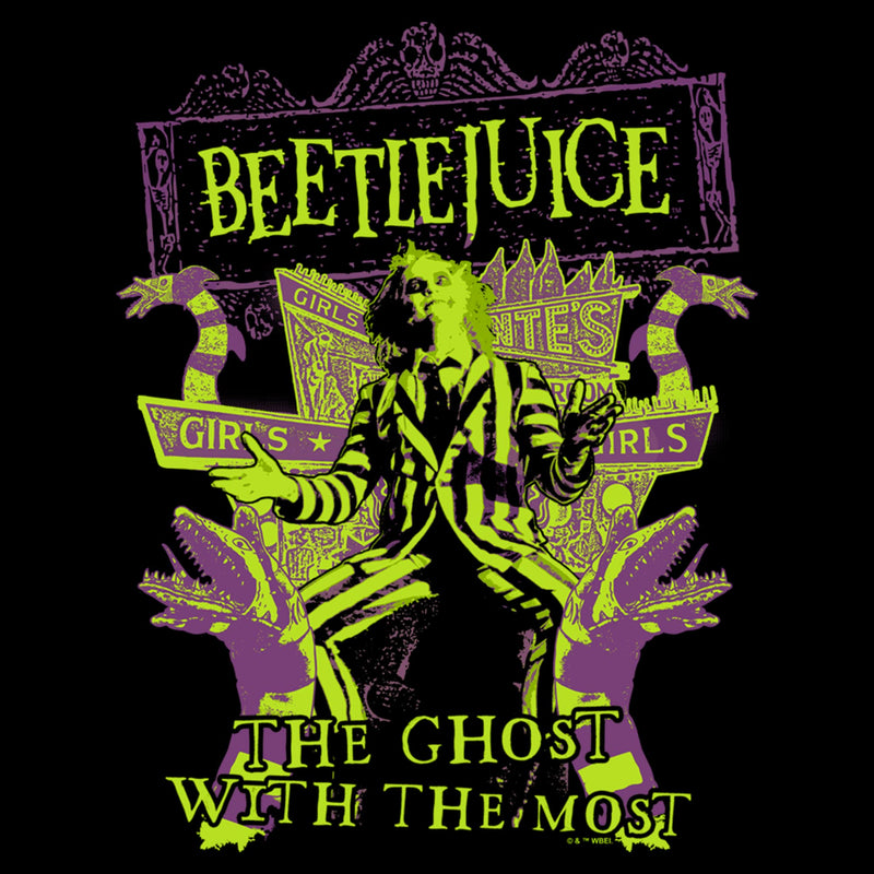Women's Beetlejuice The Ghost With the Most T-Shirt