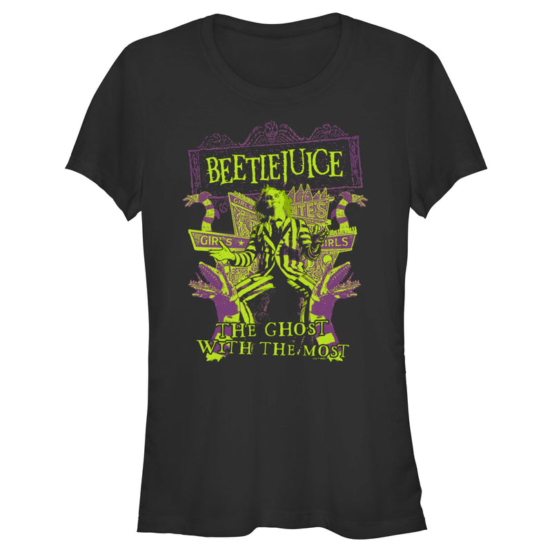 Junior's Beetlejuice The Ghost With the Most T-Shirt