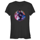 Junior's Batman Batgirl City Crouch T-Shirt