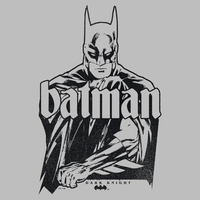 Men's Batman Dark Knight Outline Distressed T-Shirt