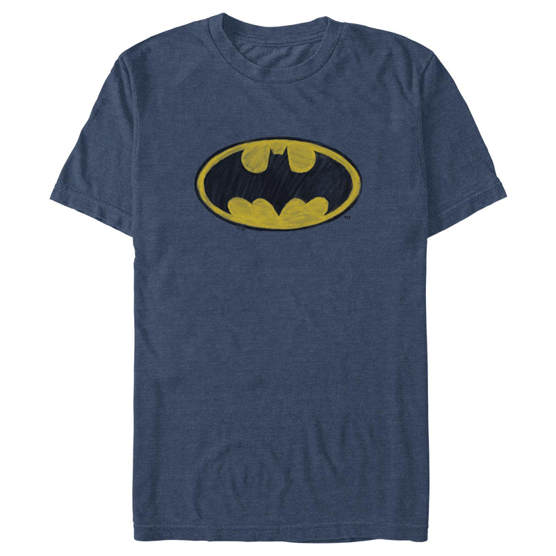 Men's Batman Bat Drawing Logo T-Shirt