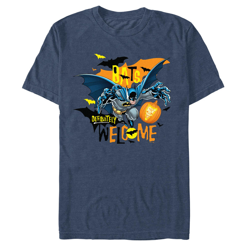 Men's Batman Bats Definitely Welcome T-Shirt