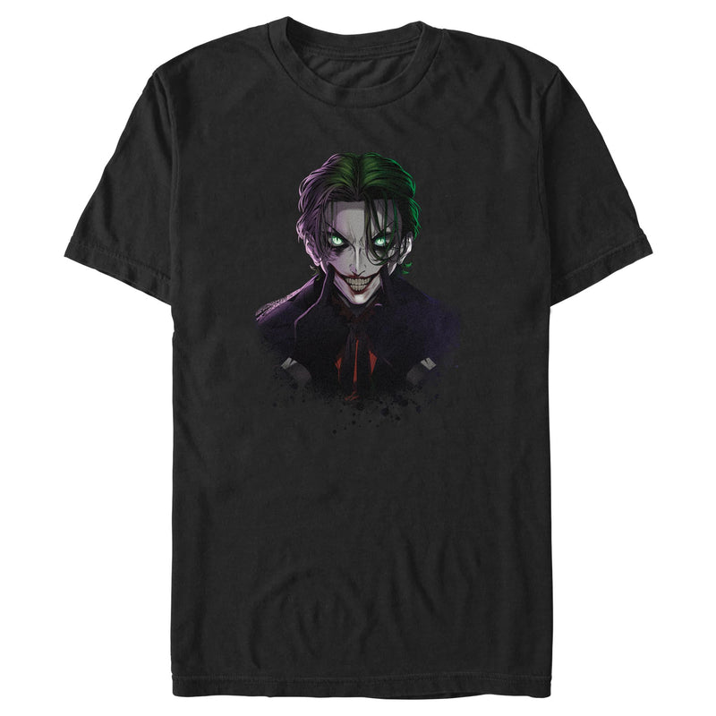 Men's Batman Joker Smile Glowing Eyes T-Shirt