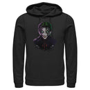 Men's Batman Joker Smile Glowing Eyes Pull Over Hoodie