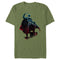 Men's Batman Gradient Dark Knight Pose T-Shirt