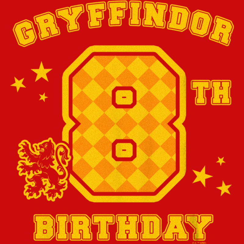 Boy's Harry Potter Gryffindor 8th Birthday T-Shirt