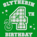 Boy's Harry Potter Slytherin 4th Birthday T-Shirt