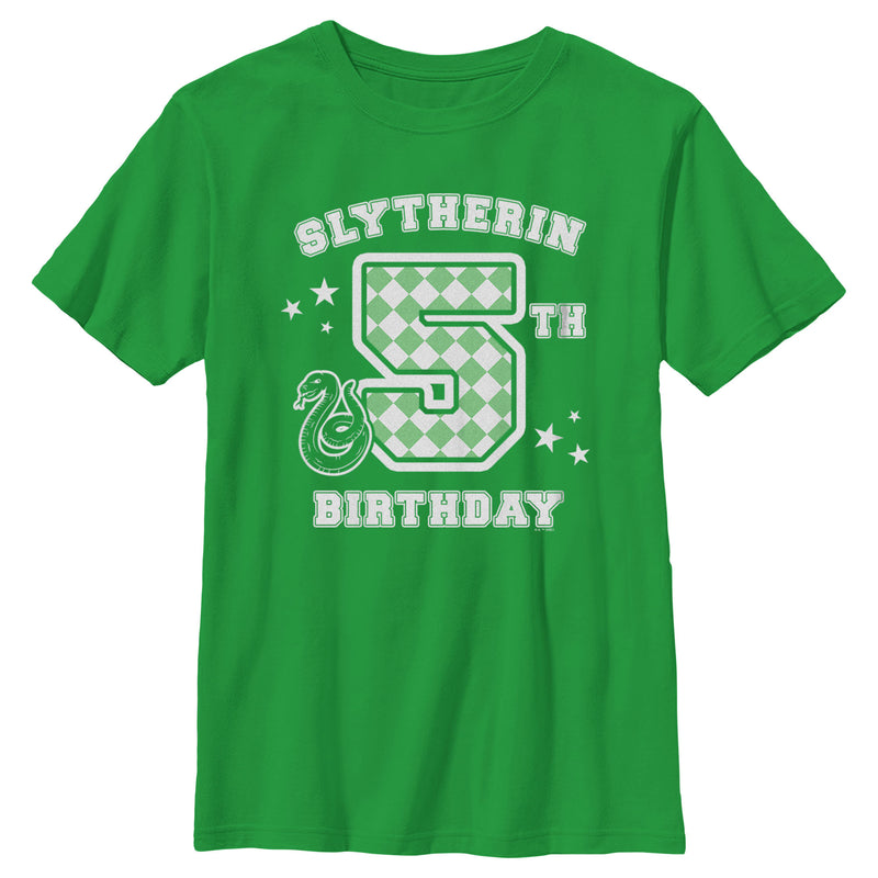 Boy's Harry Potter Slytherin 5th Birthday T-Shirt