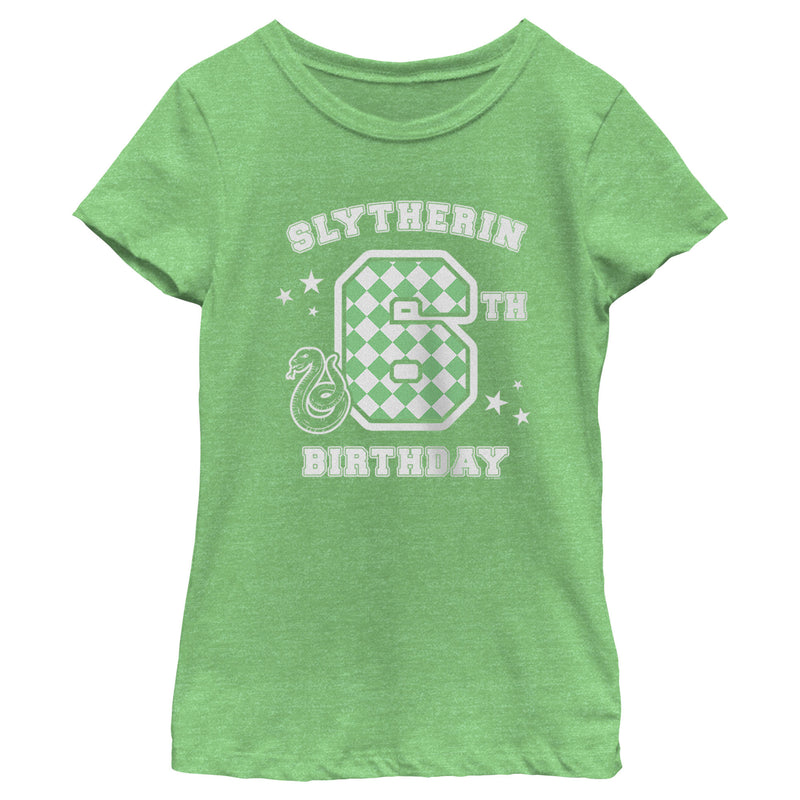 Girl's Harry Potter Slytherin 6th Birthday T-Shirt