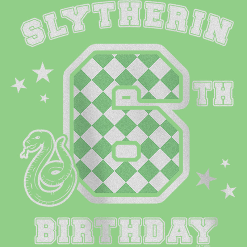 Girl's Harry Potter Slytherin 6th Birthday T-Shirt