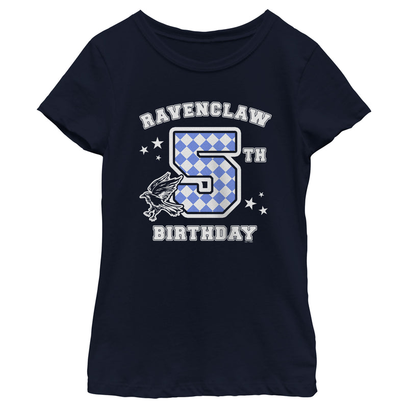 Girl's Harry Potter Ravenclaw 5th Birthday T-Shirt