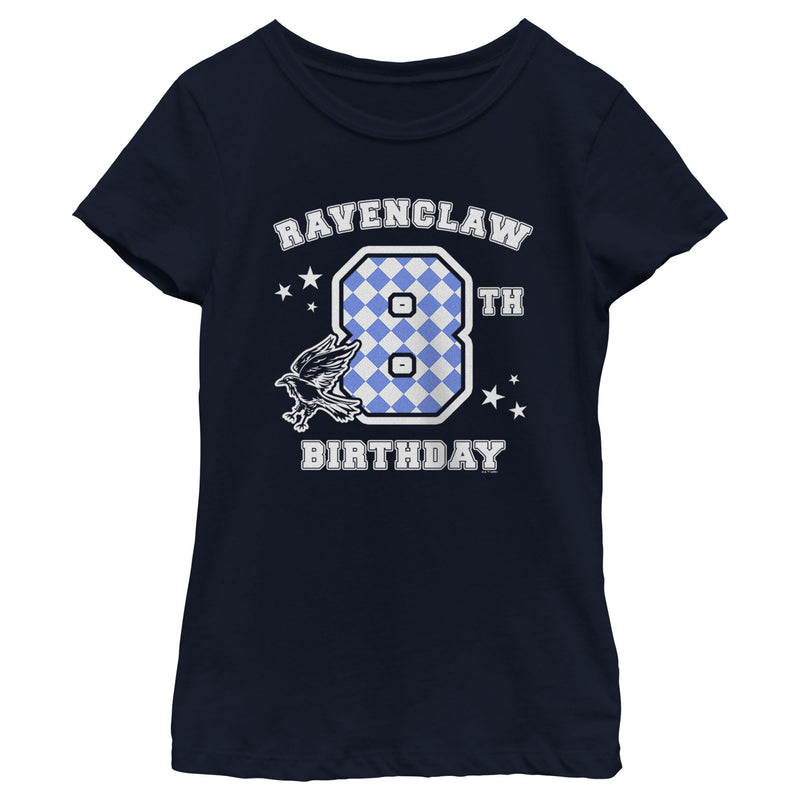 Girl's Harry Potter Ravenclaw 8th Birthday T-Shirt