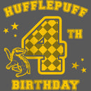 Girl's Harry Potter Hufflepuff 4th Birthday T-Shirt