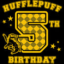 Boy's Harry Potter Hufflepuff 5th Birthday T-Shirt